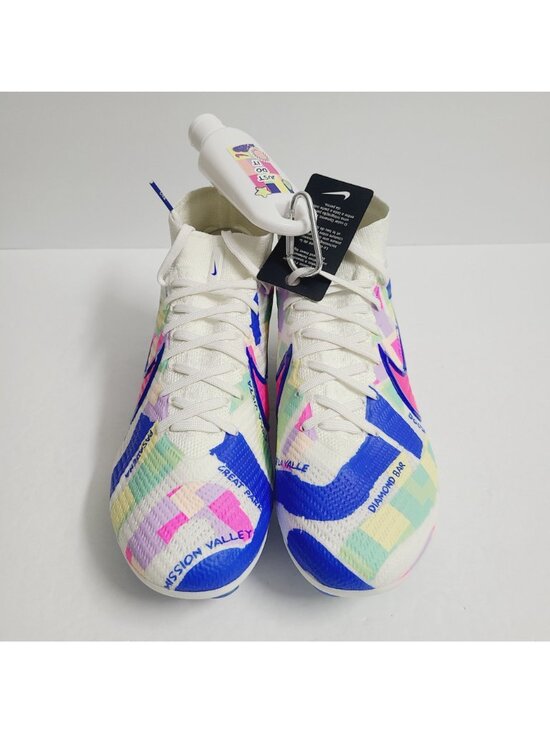 Nike Mercurial Superfly 9 Elite SE FG Soccer Cleats FZ8372-100 Size 6 White #1 main image 5